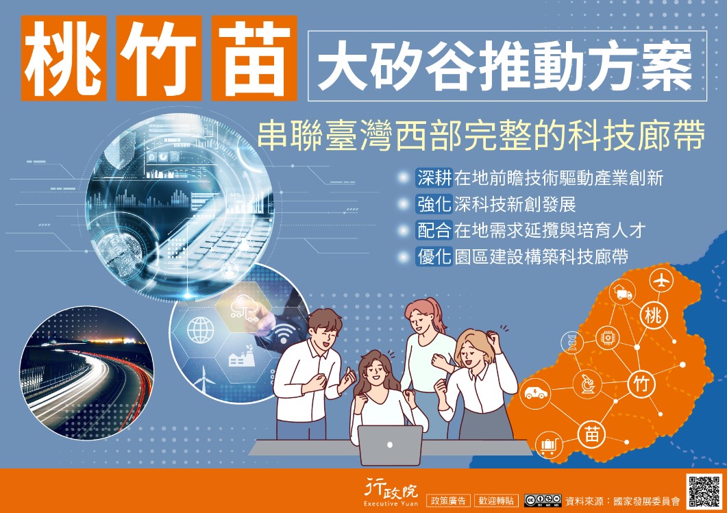 行政院「桃竹苗大矽谷推動方案」宣導
